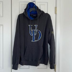 UD University of Delaware Hooded Sweatshirt, Size L